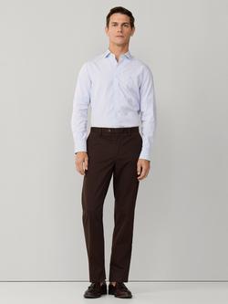 Hackett London City Classic Fit Stripe Cotton Poplin Shirt, Summer Blue - view 2, Summer Blue