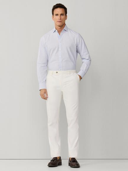 Hackett London Stripe Classic Fit Shirt, Baby Pink - view 2, Baby Pink