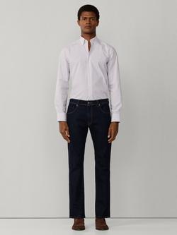 Hackett London City Tattersall Classic Fit Cotton Poplin Shirt, Light Red - view 2, Light Red