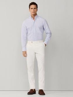 Hackett London City Tattersall Classic Fit Cotton Poplin Shirt, Summer Blue - view 2, Summer Blue
