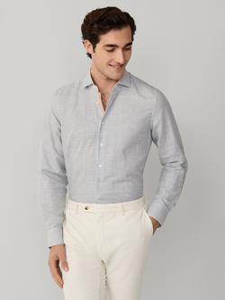 Hackett London Stripe Tailored Fit Shirt, Sage Green, Sage Green