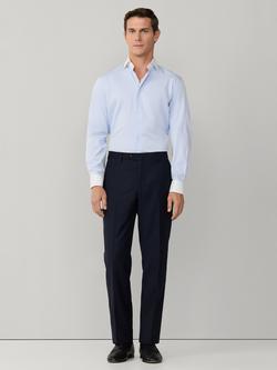 Hackett London Cotton Classic Fit Formal Shirt, Light Blue - view 2, Light Blue