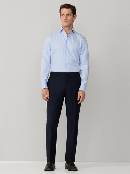 Hackett London Cotton Classic Fit Formal Shirt, Light Blue - view 2, Light Blue