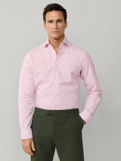 Hackett London Cotton Blend Long Sleeve Shirt, Baby Pink