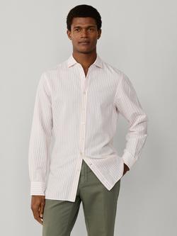 Hackett London Tailored Fit Shirt, Peach Orange