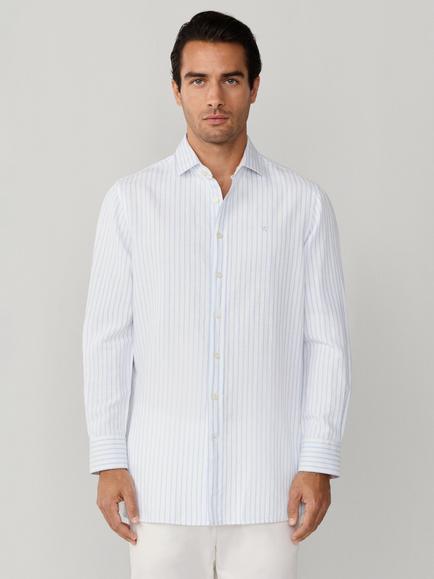 Hackett London Tailored Fit Shirt, Light Blue