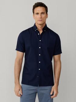 Hackett London Tailored Fit Short Sleeve Cotton Oxford Shirt, Old Navy, Old Navy