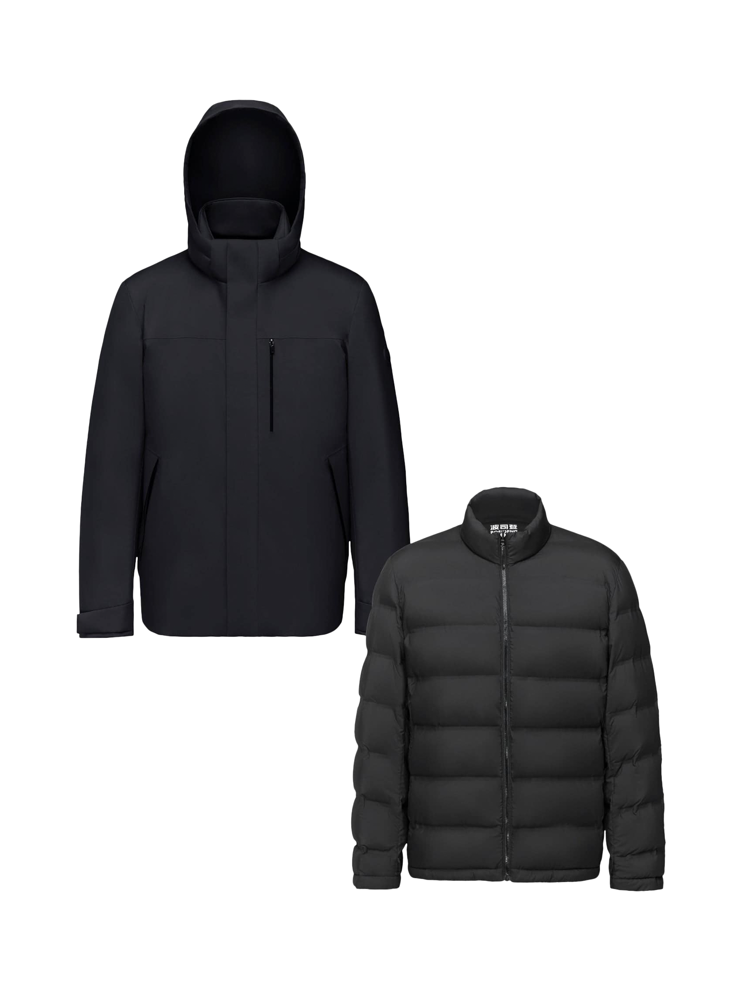 Product image 5 of 5, which shows Bosideng 3 in 1 Goose Down Jacket, Black, XS