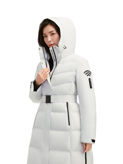 Bosideng GORE-TEX® WINDSTOPPER® Full Length Down Coat - view 2, Shell Grey