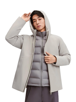 Bosideng 3 in 1 Goose Down Jacket - view 2, Ascot Grey