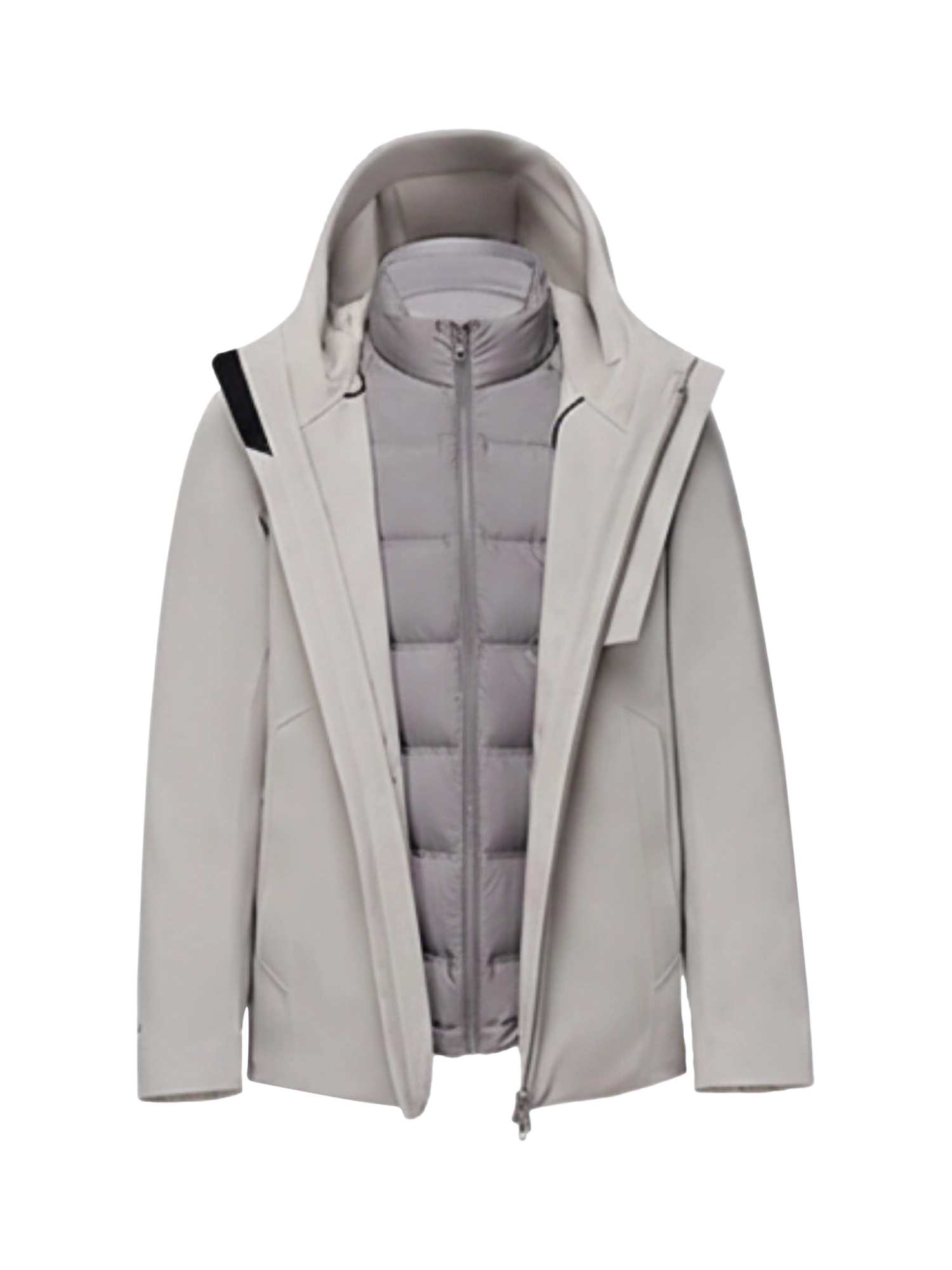 Product image 5 of 6, which shows Bosideng 3 in 1 Goose Down Jacket, Ascot Grey, XS