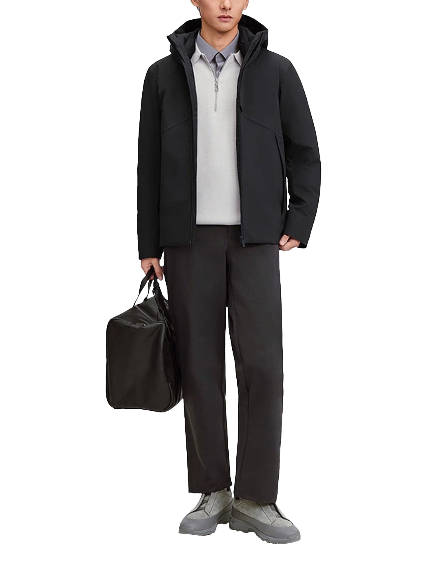 Product image 3 of 5, which shows Bosideng 3 in 1 Goose Down Jacket, Black, XL