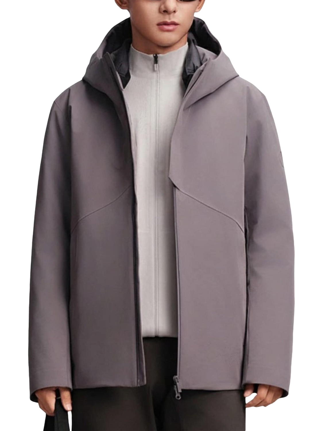 Product image 1 of 5, which shows Bosideng 3 in 1 Goose Down Jacket, Heather, XS