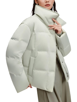 Bosideng Business Goose Down Jacket - view 2, Sage Jacquard