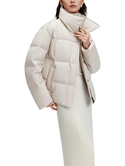 Bosideng Business Goose Down Jacket - view 2, Ivory Jacquard