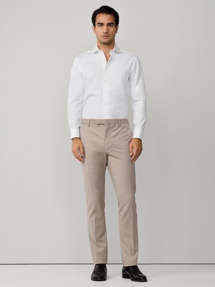 Hackett London Tailored Fit Formal Poplin Shirt, White - view 2, White