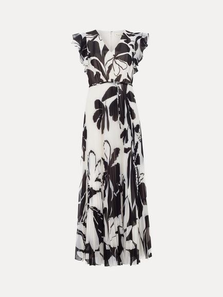 Phase Eight Petite Uma Maxi Dress, Black/Multi, Black/Multi