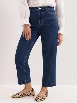 Phase Eight Lexi Cropped Straight Jeans, Blue