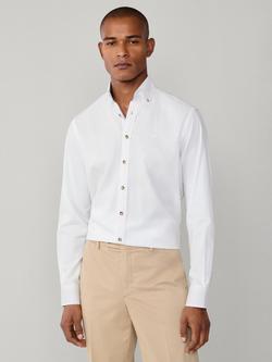 Hackett London Herringbone Shirt, Optic White