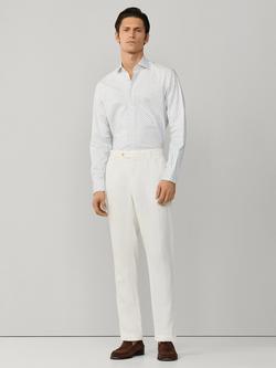 Hackett London Cotton Classic Fit Kent Collar Print Shirt, Off White - view 2, Off White