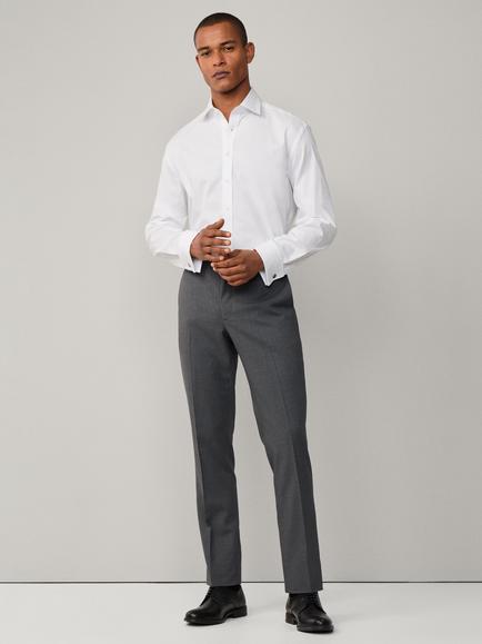 Hackett London Cotton Slim Fit Formal Shirt, White - view 2, White