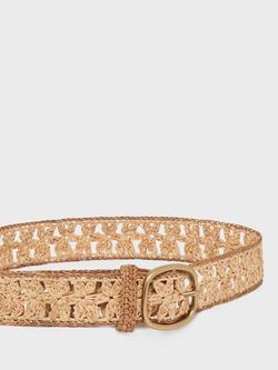Gerard Darel Paloma Raffia Belt, Natural - view 2, Natural