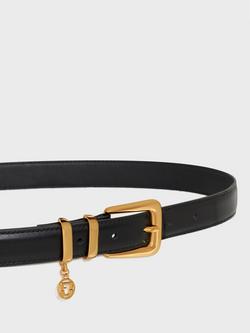 Gerard Darel Giula Skinny Pure Leather Belt - view 2, Black