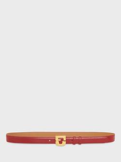 Gerard Darel Le Lauren Leather Belt, Red, Red