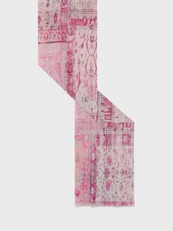 Gerard Darel Daisy Floral Scarf, Pink - view 2, Pink