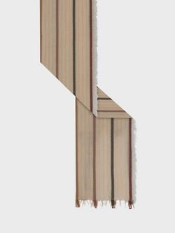 Gerard Darel Dinaia Stripe Scarf, Sand - view 2, Sand