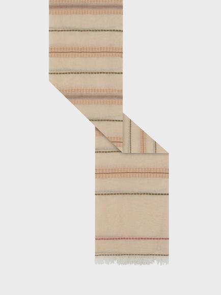 Gerard Darel Dana Stripe Scarf, Beige - view 2, Beige