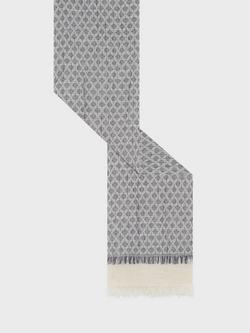 Gerard Darel Doralia Geometric Scarf, Bluesky - view 2, Bluesky