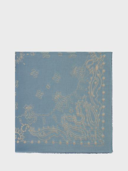Gerard Darel Dorine Paisley Scarf, Indigo, Indigo