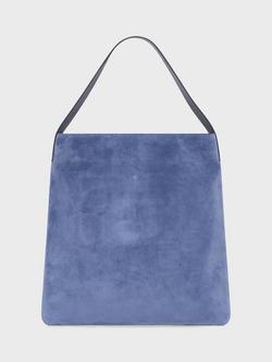 Gerard Darel Lady Suede Shoulder Bag, Cornflower - view 2, Blue