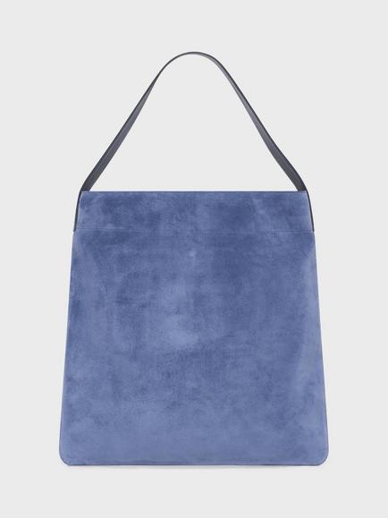 Gerard Darel Lady Suede Shoulder Bag, Cornflower - view 2, Blue