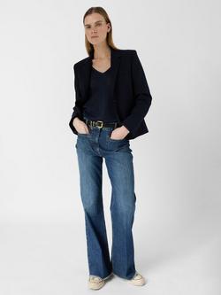 Gerard Darel Layla Open Stitch Jumper, Navy, Navy