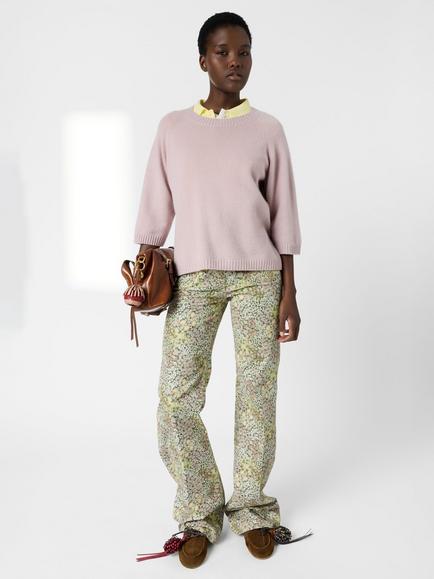 Gerard Darel Liviah Pure Cashmere Jumper, Pink