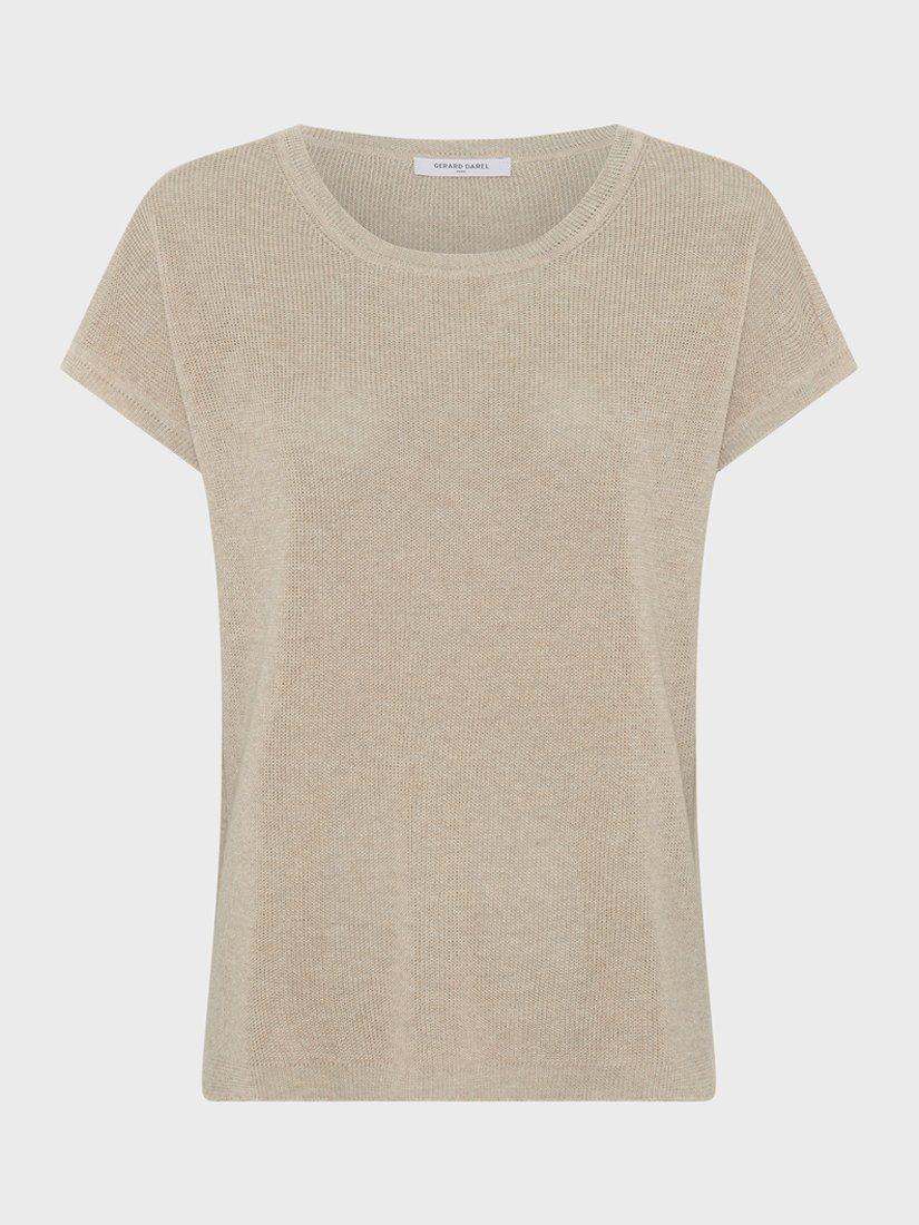 Product image 1 of 1, which shows Gerard Darel Lixia Knit Top, Natural, 10