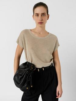 Gerard Darel Lixia Knit Top, Natural, Natural