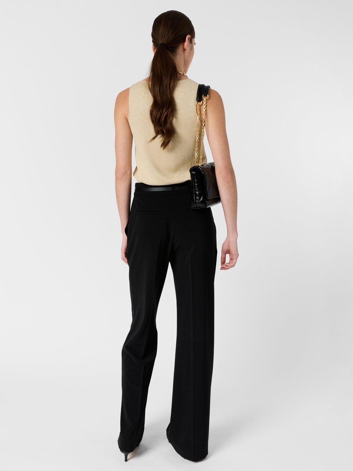 Product image 3 of 6, which shows Gerard Darel Luana Sleeveless Knit Jumper, Yellow, 10