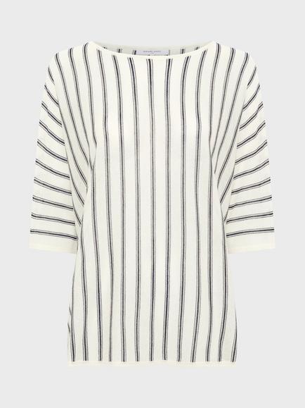 Gerard Darel Lysia Striped Jumper, Navy, Navy