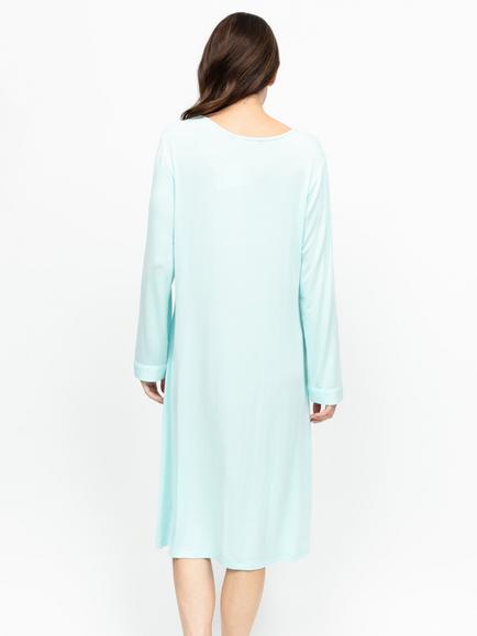 Nora Rose by Cyberjammies Juliette Lace Trim Nightdress - view 2, Mint
