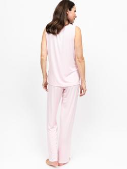 Nora Rose by Cyberjammies Samantha Jersey Long Pyjama Set, Pink - view 2, Pink