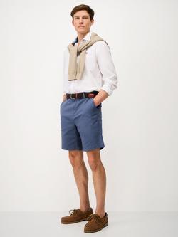 Crew Clothing Cotton Blend Chino Shorts, Airforce Blue, Airforce Blue