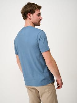 Crew Clothing Cotton Regular Fit Short Sleeve T-Shirt, Ink Blue - view 2, Ink Blue