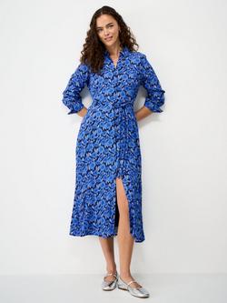 Crew Clothing Sadie Long-Sleeve Shirt Dress, Dark Blue, Dark Blue
