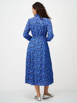 Crew Clothing Sadie Long-Sleeve Shirt Dress, Dark Blue - view 2, Dark Blue