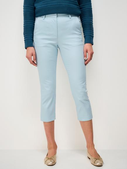 Crew Clothing Tailored Cropped Chinos, Airforce Blue