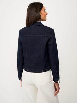 Crew Clothing Western Denim Jacket - view 2, Dark Blue