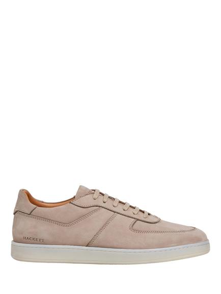 Hackett London Brompton Nubuck Trainers, Sand Beige, Sand Beige
